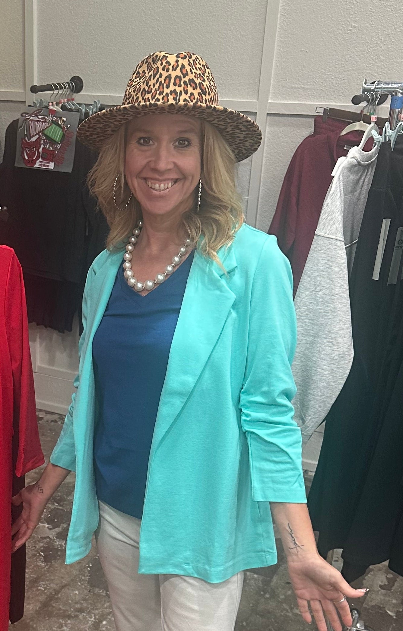 DS Scrunch Sleeve Blazer