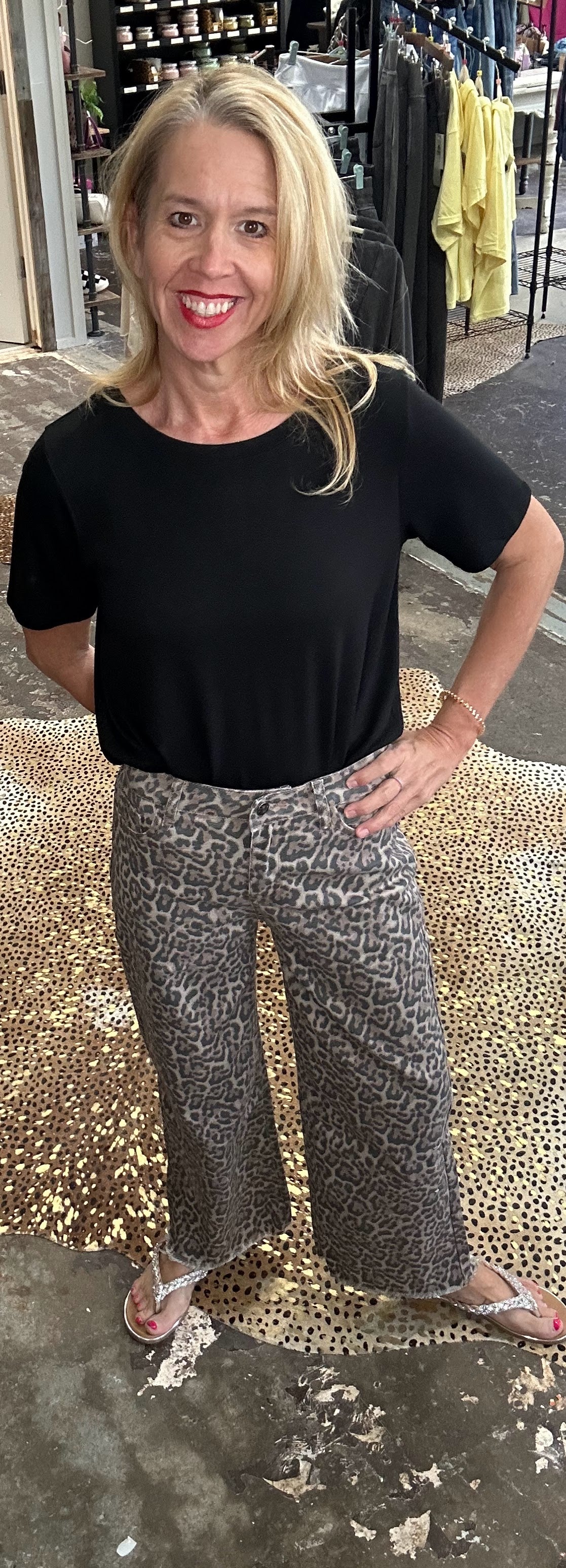 Leopard Jeans