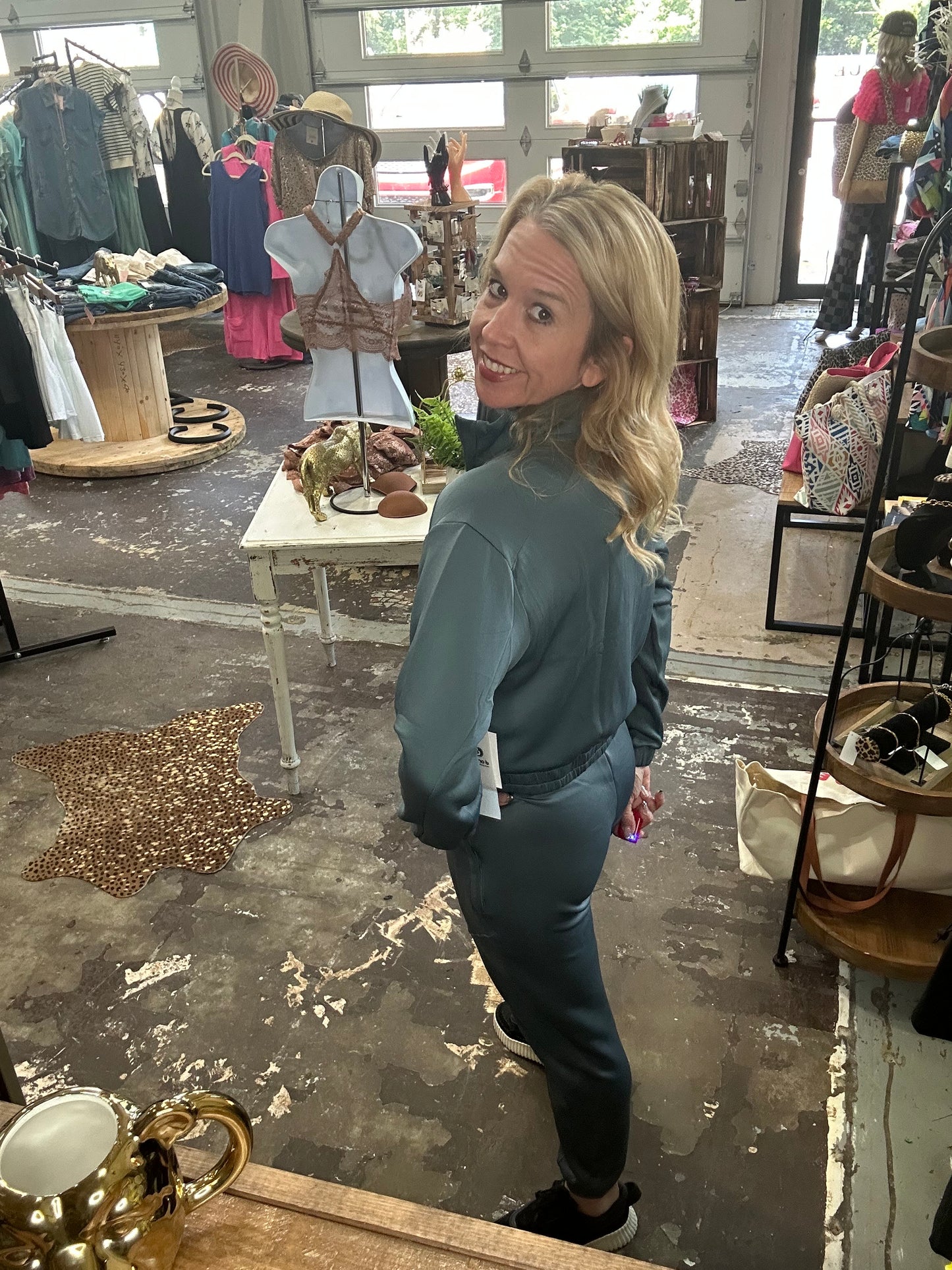 Mock Neck Zip Up Active Jacket