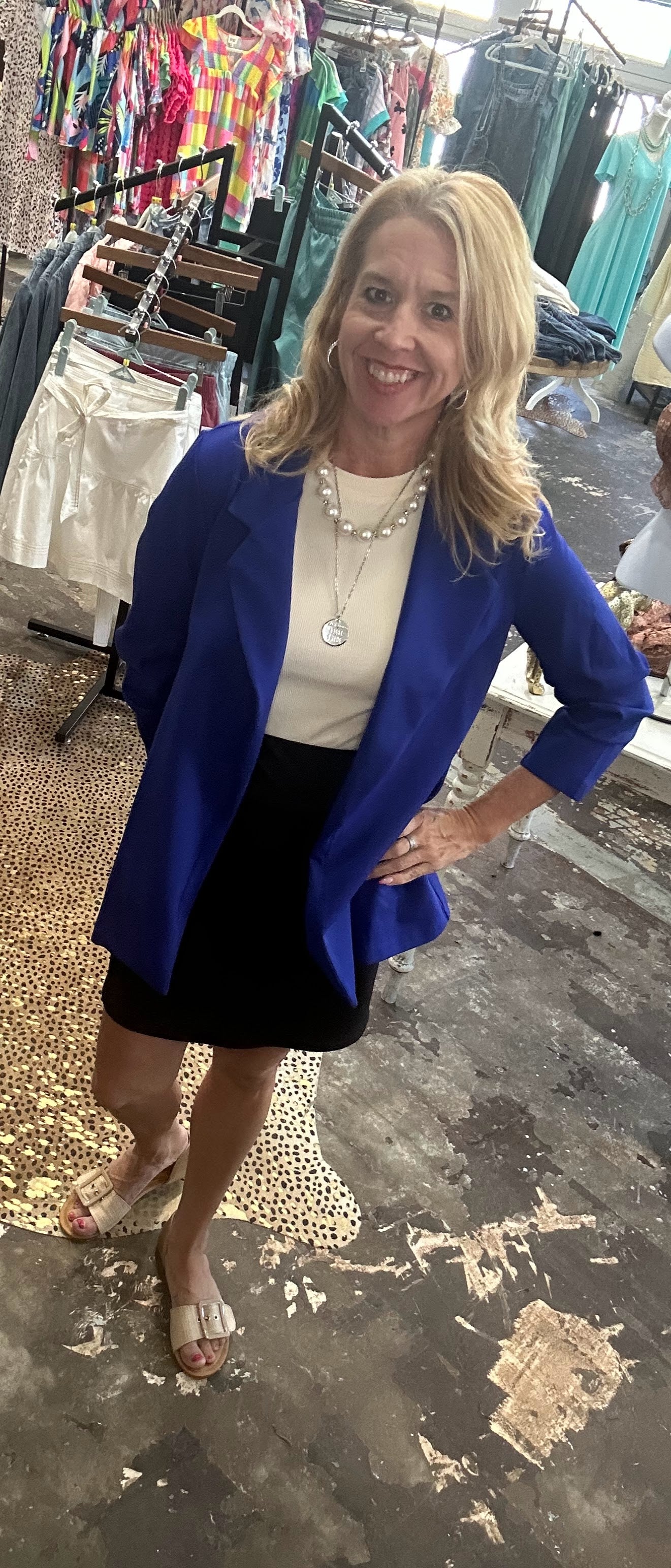 DS Scrunch Sleeve Blazer