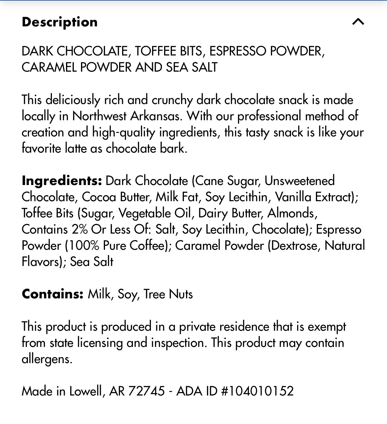 DSRV Chocolates