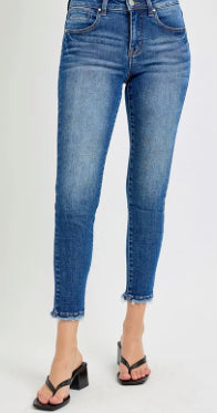 Risen Mid Rise Crop Skinny