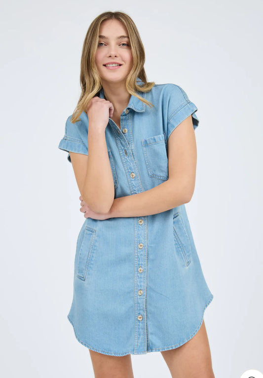 Denim Mini Dress