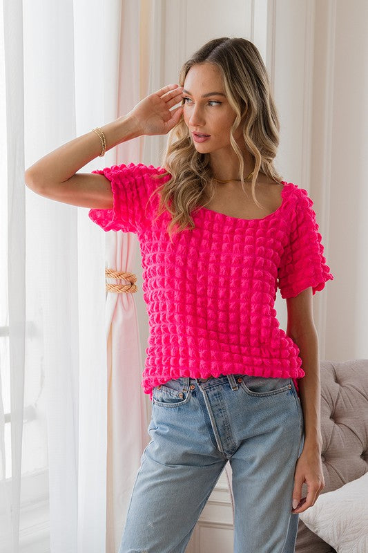 Pink Puff Top