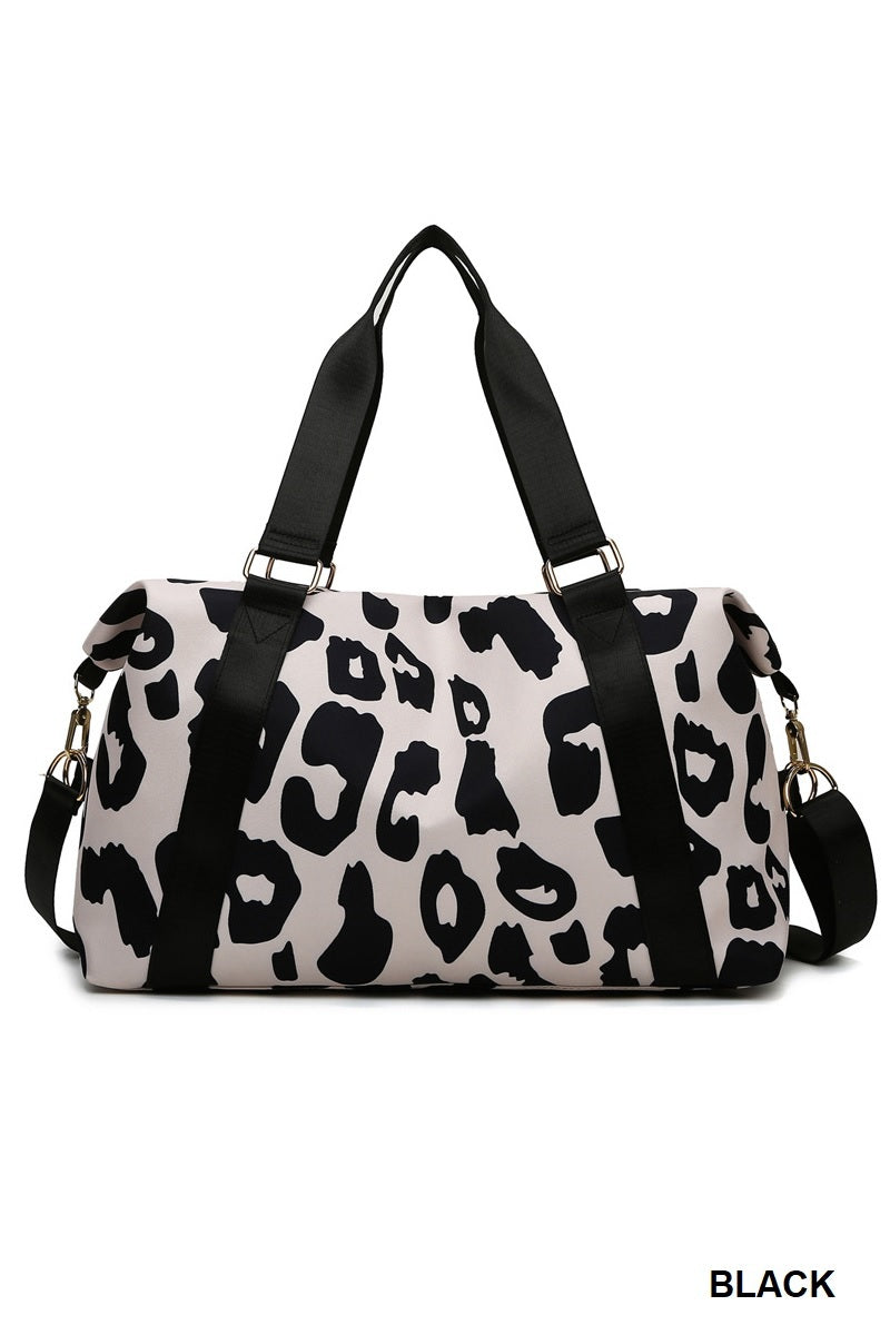Animal Print Weekender Duffle