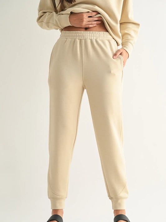 Elevated Contrast Seam Jogger