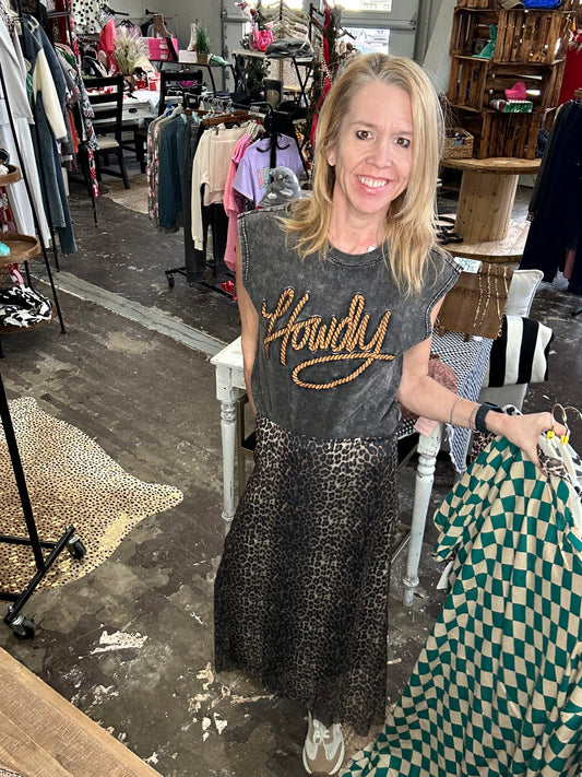 Rope Howdy Cutoff Tee