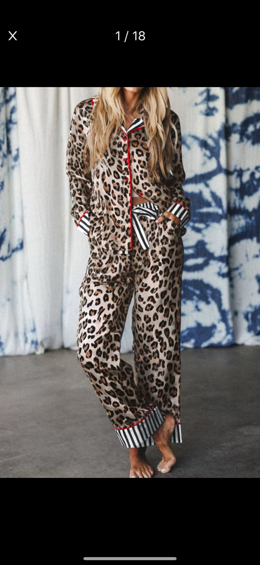 Luxurious Leopard Jammers (PJs)