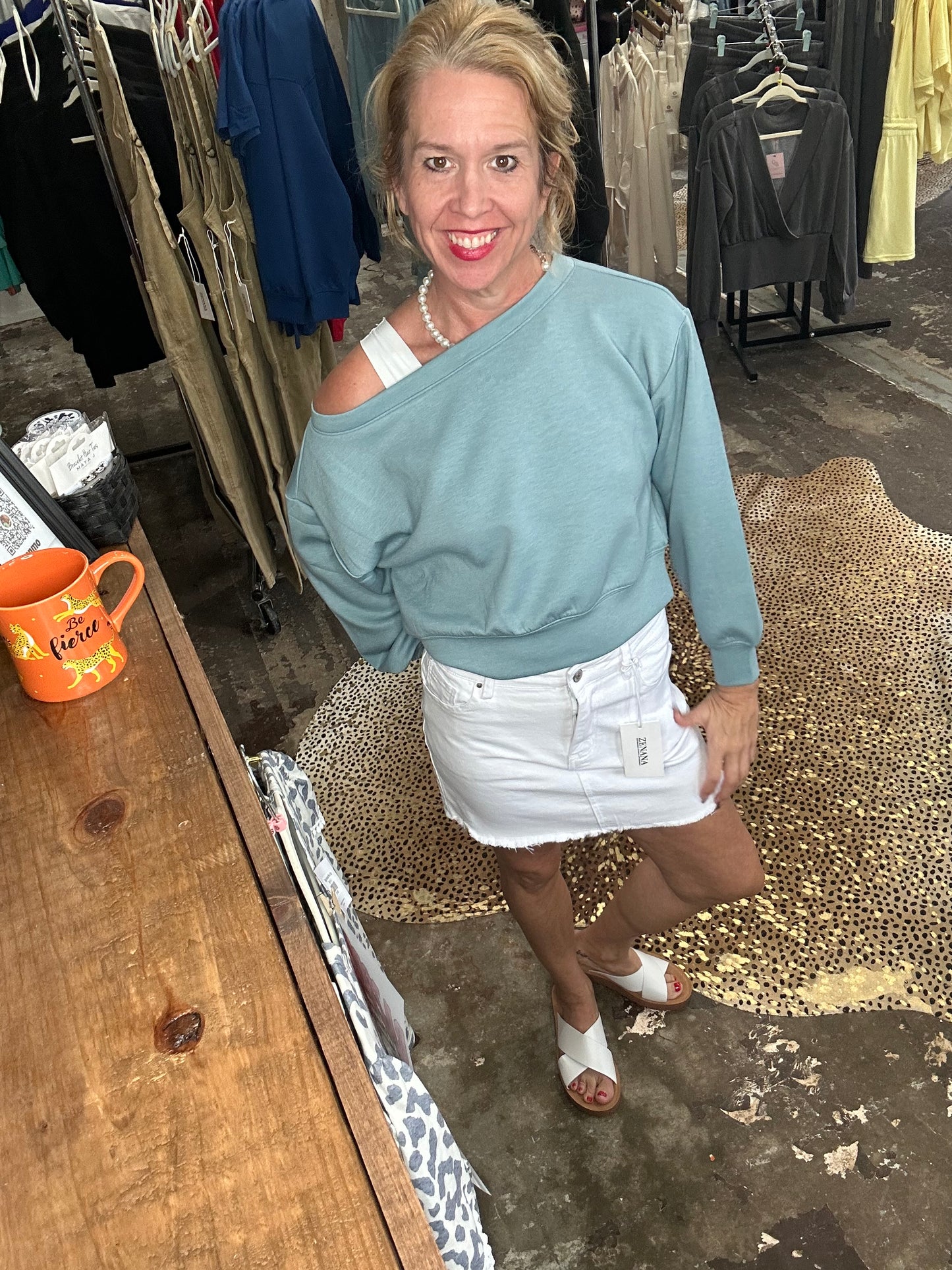 Z cropped Sweatshirt