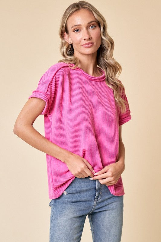 A New Day Ribbed Top