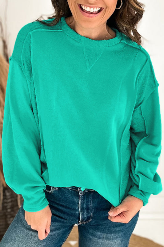 Green Pullover Sweatshirt