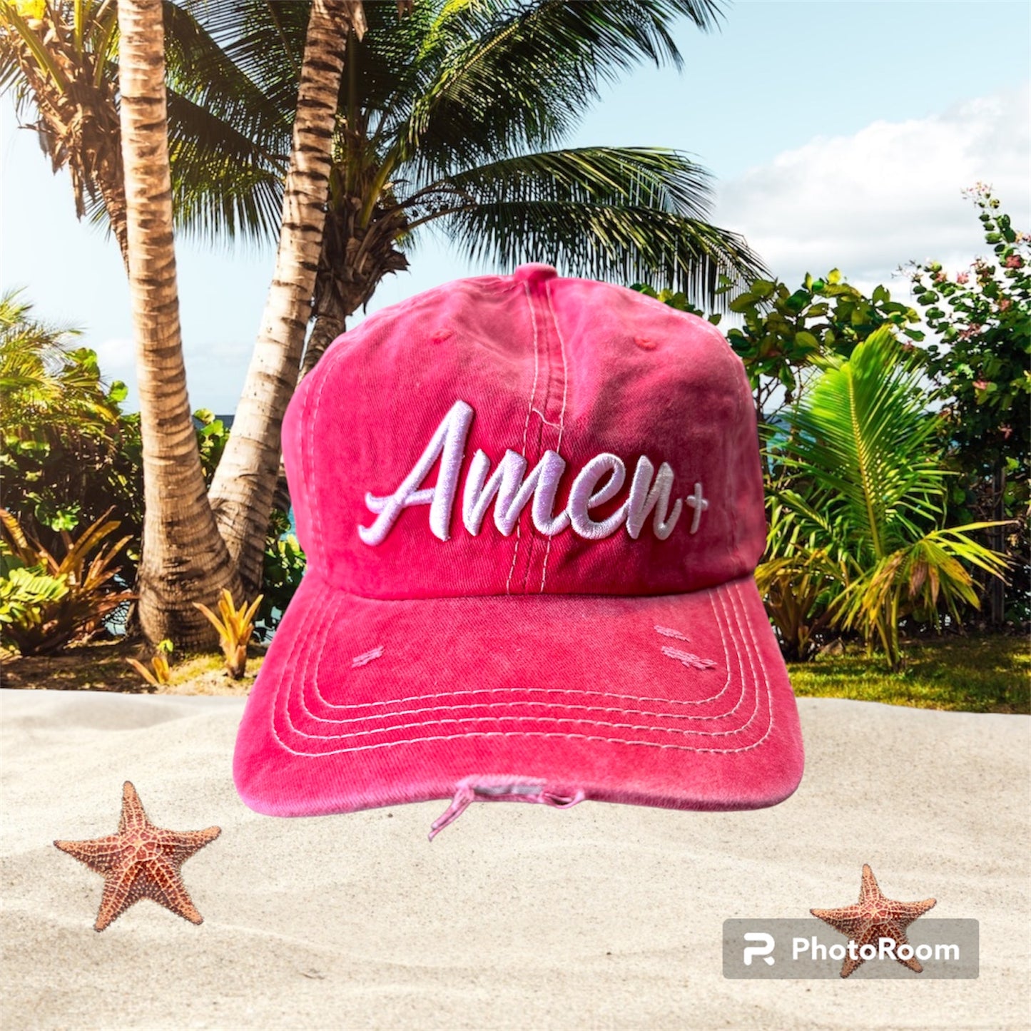 Amen Distressed Cap