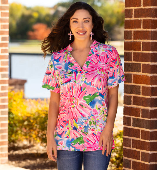 Spring Floral Top