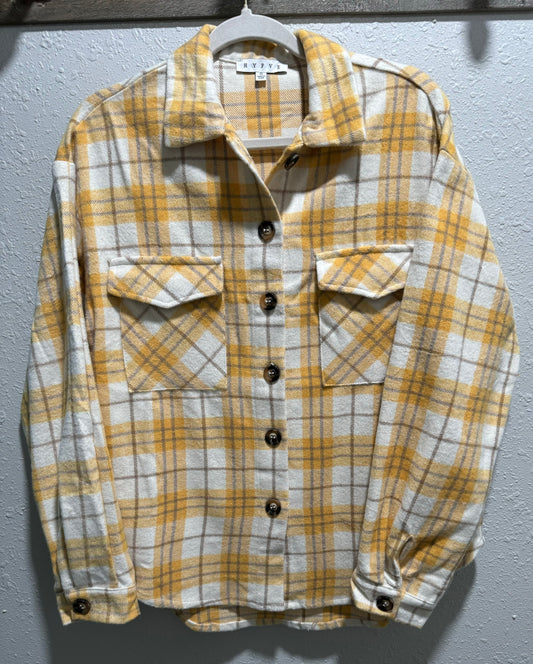 Yellow Plaid Shacket