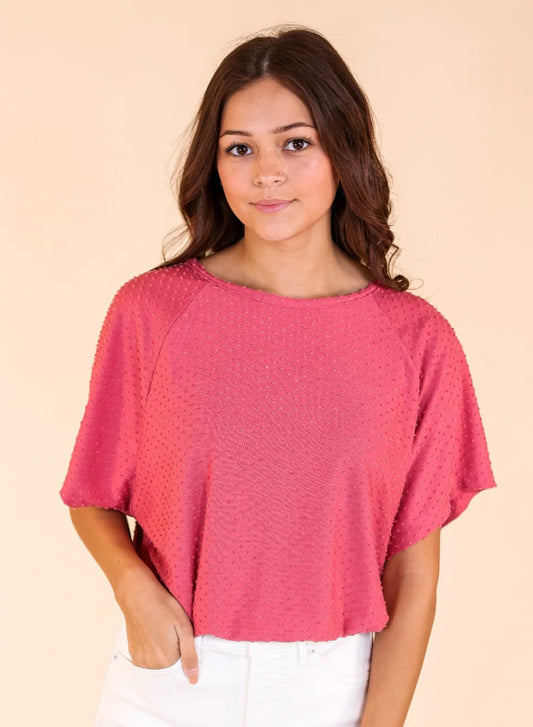 Textured Swiss Top