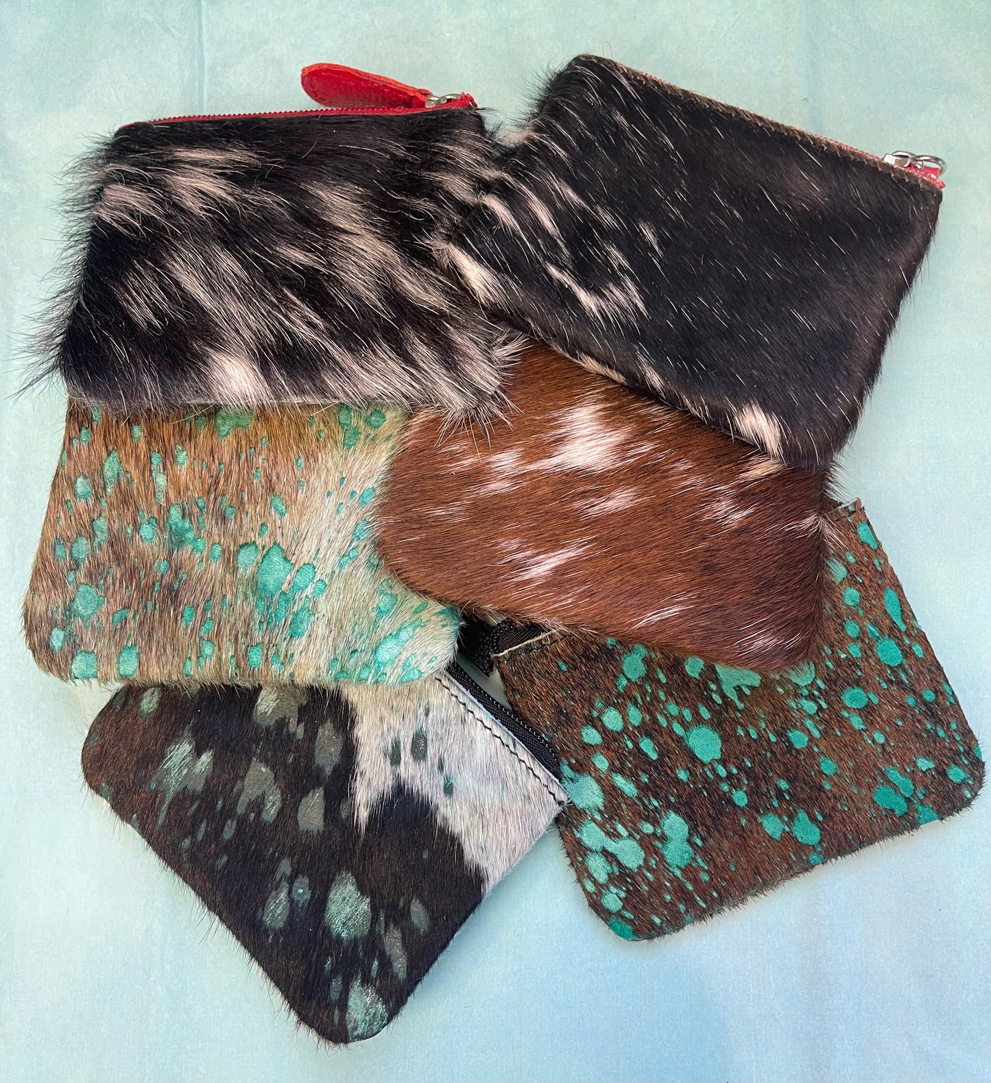 Cowhide Coin Purse