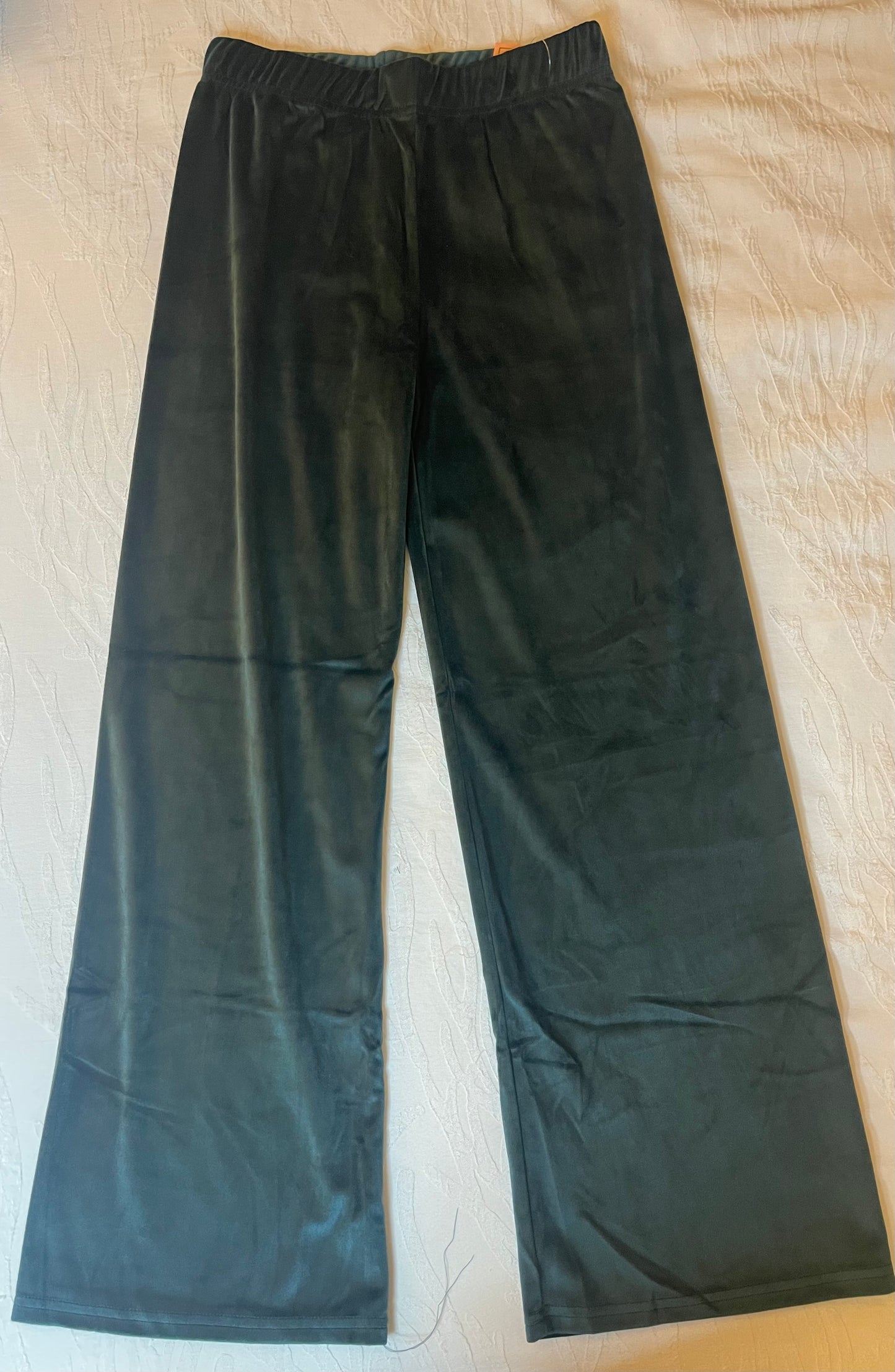 Elastic Waist Velour Pant