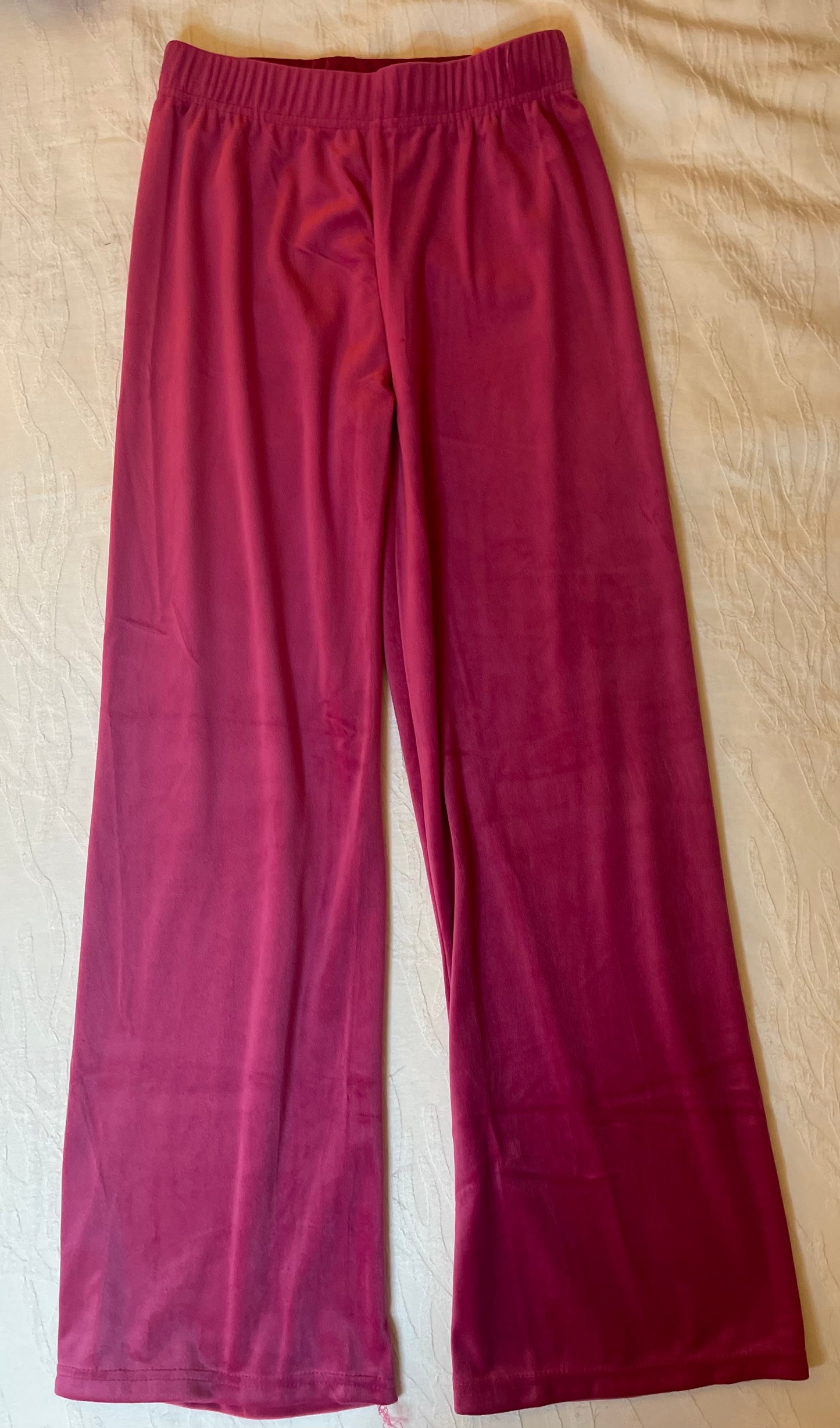 Elastic Waist Velour Pant