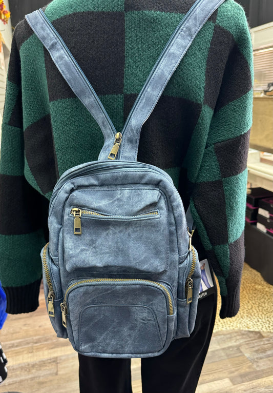 Denim Backpack