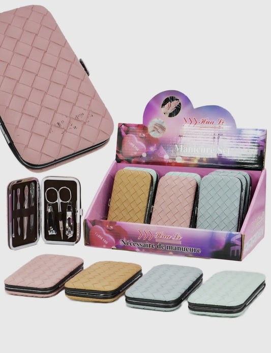 Basket Weave Nailcare Kit