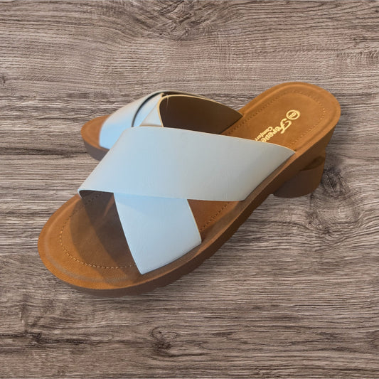 White Forever Comfort Sandal