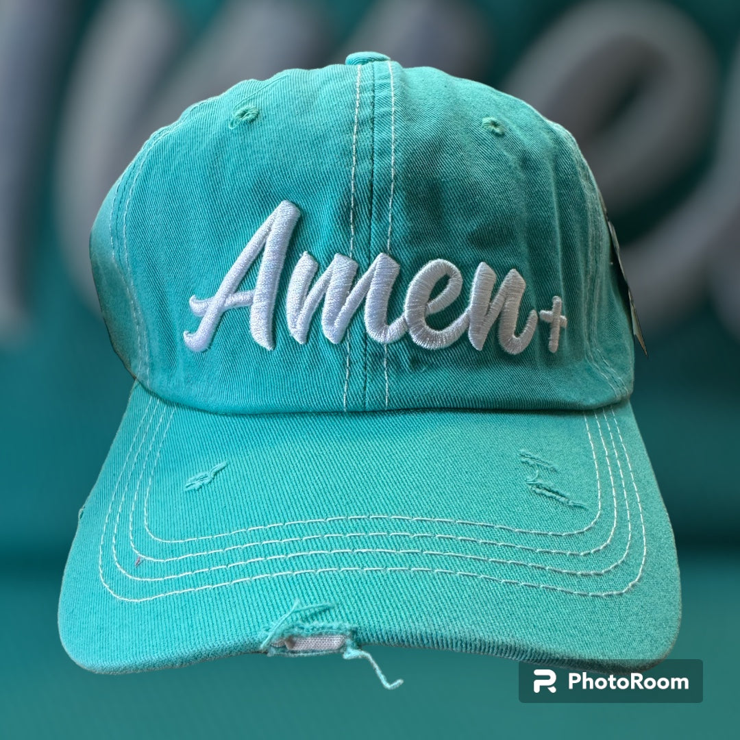 Amen Distressed Cap