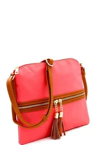 Red Tassel Crossbody
