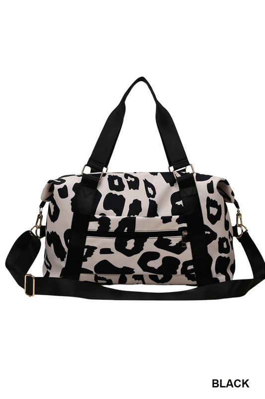 Animal Print Weekender Duffle