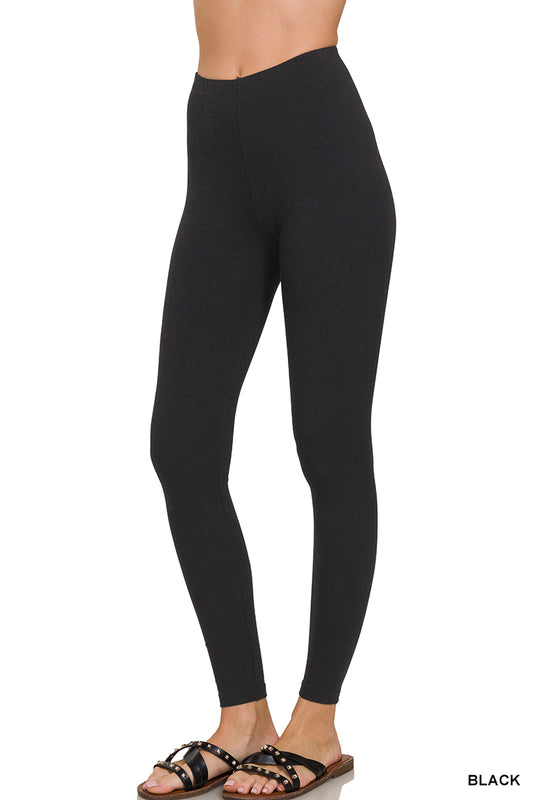 Zenana Black Leggings