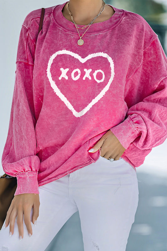 XOXO Heart Sweatshirt