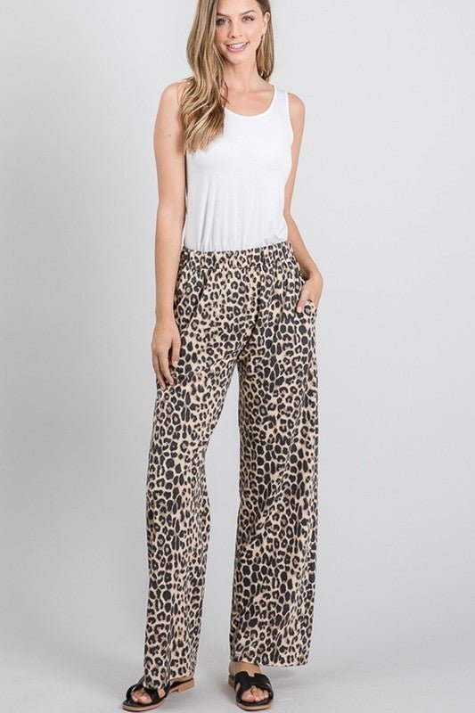 Color my Spots Casual Wide Leg Pants - Charming Cheetah Boutique